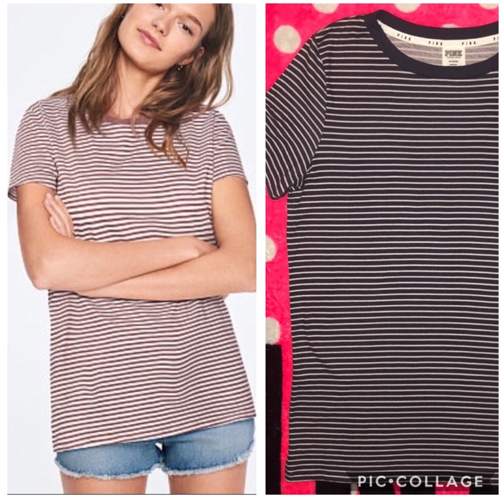 Victoria’s Secret Pink Striped Tee